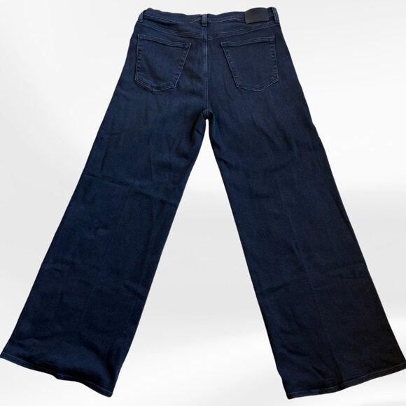 Citizens of Humanity Raven Wide Leg High Rise Utility Jeans Black Size 31 EUC! - Picture 9 of 15